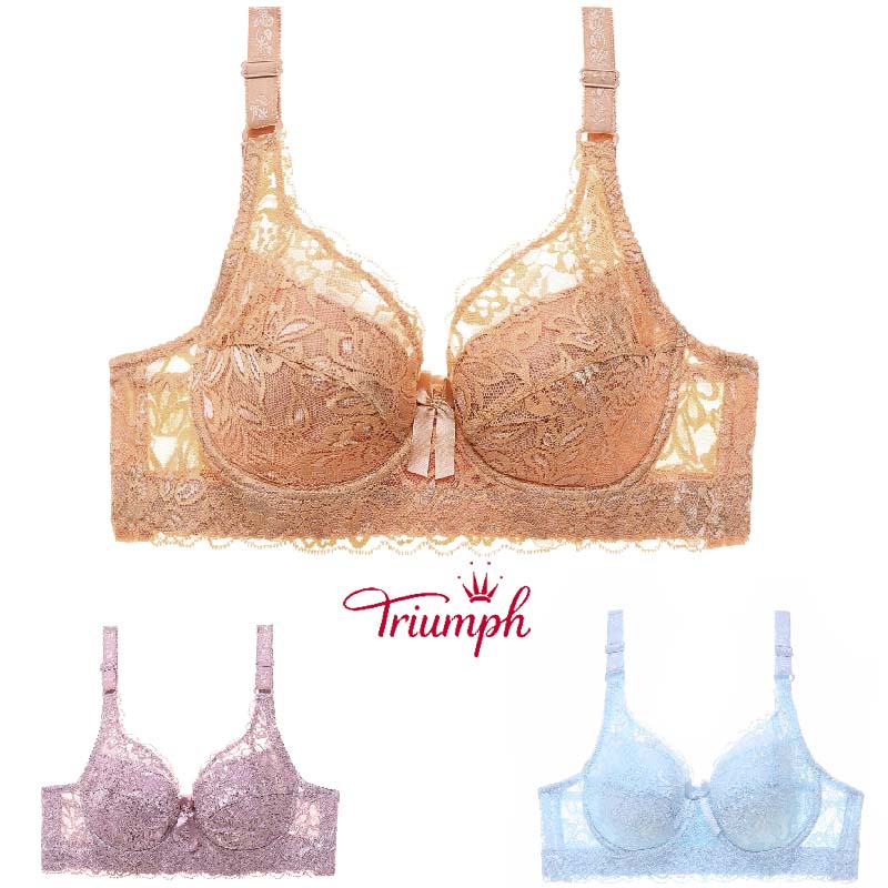 Triumph- Γαλλικά ρομαντικά και άνετα γυναικεία εσώρουχα (αγοράστε 1 λάβετε 2 δωρεάν)