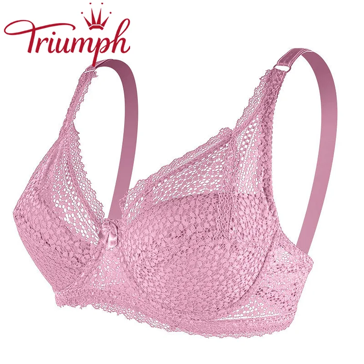 Triumph κεντητό δαντέλα σέξι push up σουτιέν