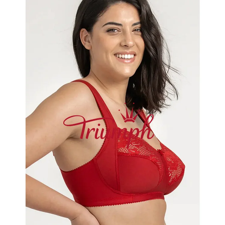 Triumph- 3 τεμαχίων💝Άνετο σουτιέν push-up από καθαρό βαμβάκι✨✨