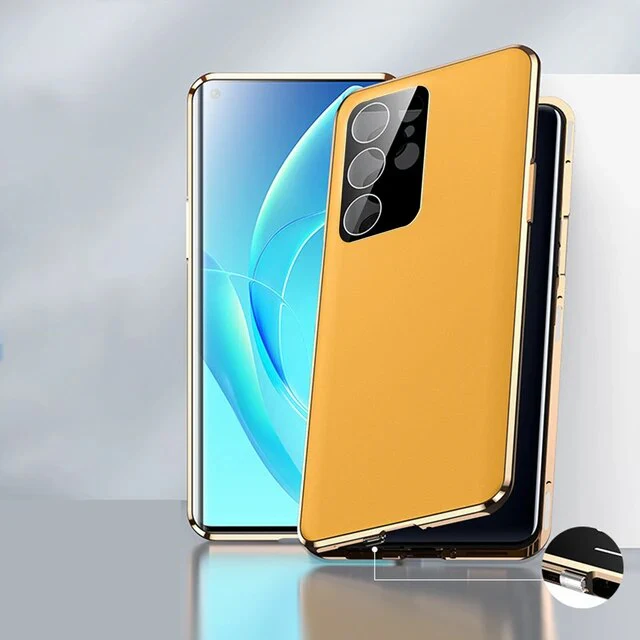 Σειρά Galaxy S - Μαγνητική δερμάτινη θήκη διπλής όψεως