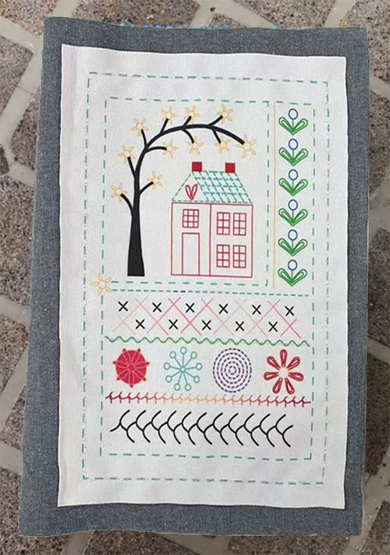 🌈Κατάλληλο για αρχάριους💕 Βιβλίο κεντήματος και βελονιάς