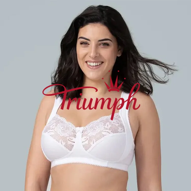 Triumph- 3 τεμαχίων💝Άνετο σουτιέν push-up από καθαρό βαμβάκι✨✨