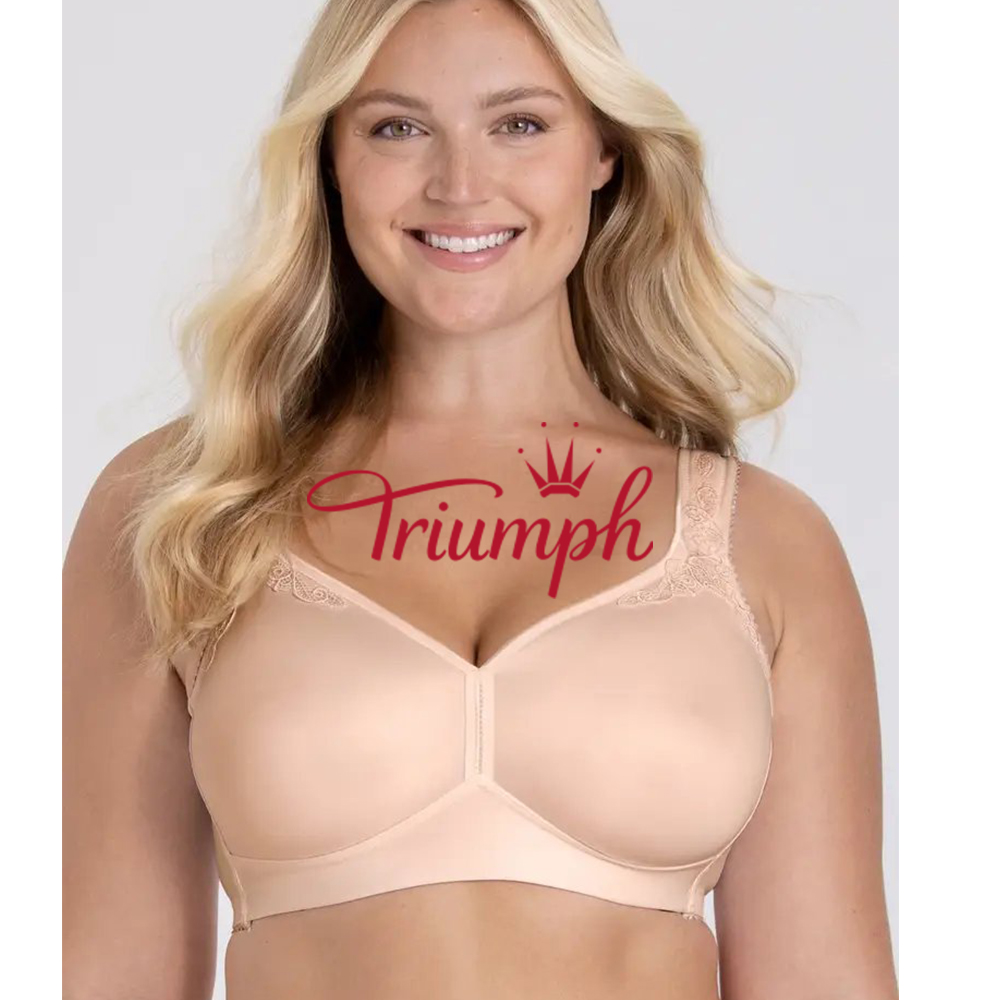 Triumph - 3 τεμαχίων (75A-120H) 💝Κεντημένο σουτιέν χωρίς σύρμα✨