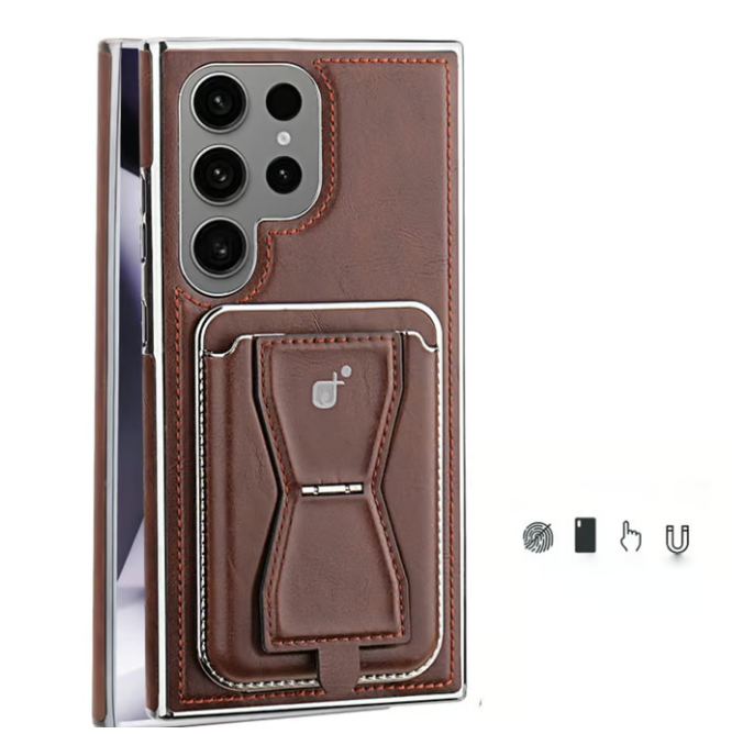 Kožené pouzdro na peněženku s plným krytím pro Samsung Galaxy