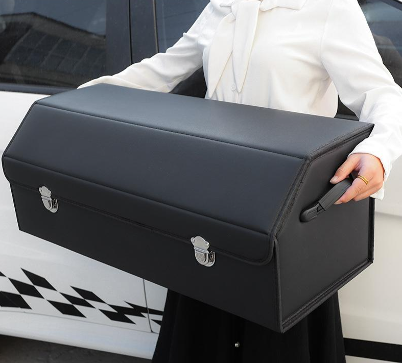 Δερμάτινη θήκη αποθήκευσης για το πορτμπαγκάζ του αυτοκινήτου