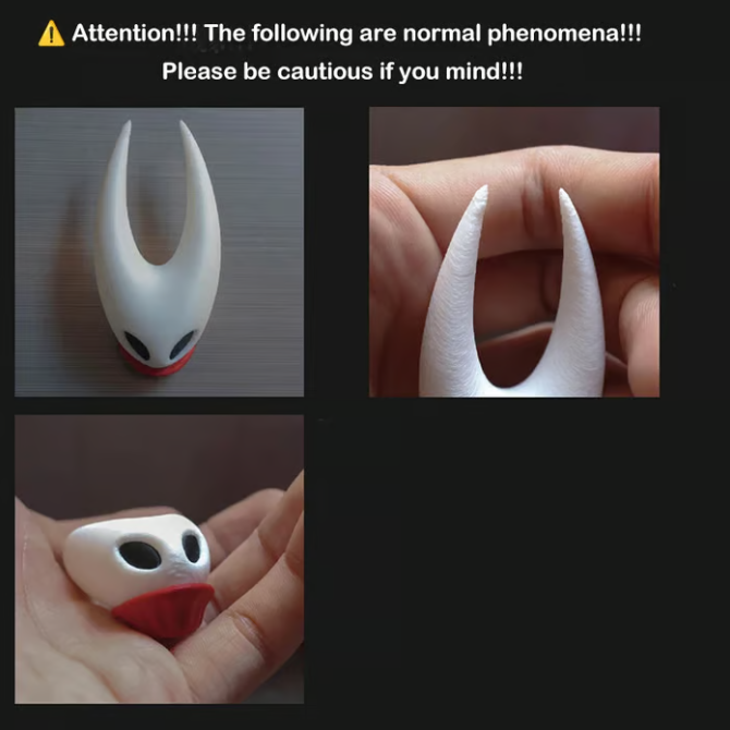 Μαγνήτης ψυγείου Hollow Knight 3D τυπωμένος