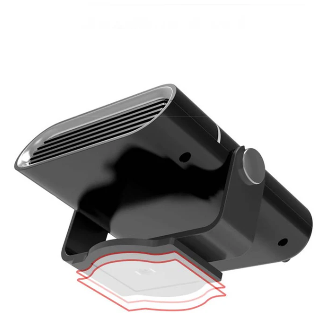 Φορητή θερμάστρα αυτοκινήτου 2 σε 1 με περιστροφή 360°