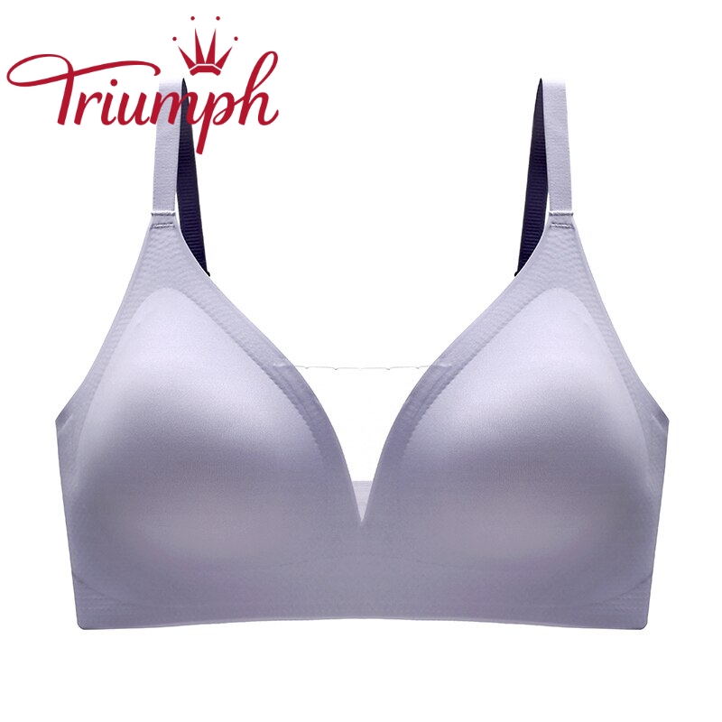 TRIUMPH – Πακέτο 2 💥Γυναικείο σουτιέν από λάτεξ ασύρματο κορδόνι με δαντέλα[75A-110E]