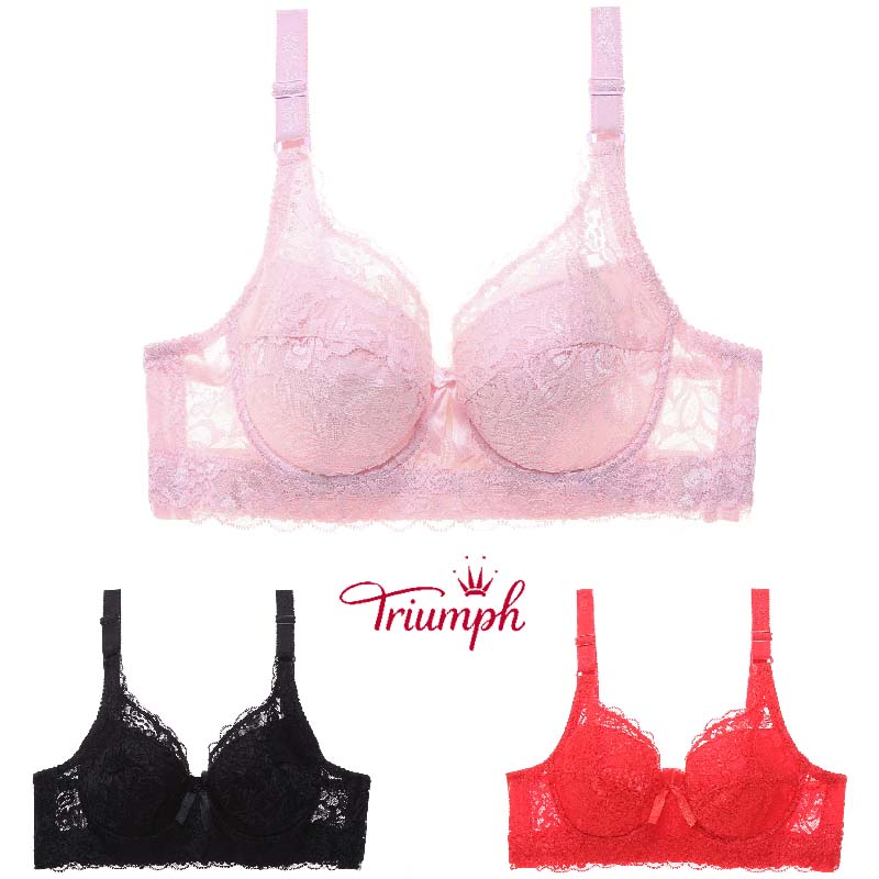 Triumph- Γαλλικά ρομαντικά και άνετα γυναικεία εσώρουχα (αγοράστε 1 λάβετε 2 δωρεάν)