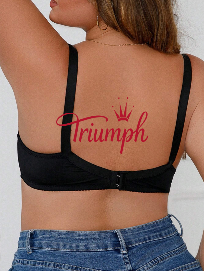 Triumph - (3 τμχ) Δαντελωτό σουτιέν Plus Size