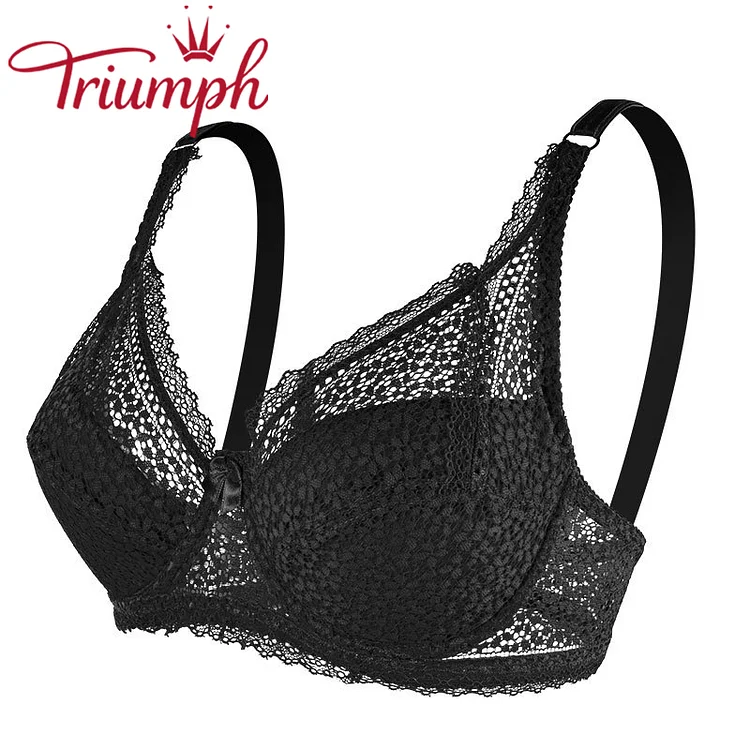 Triumph κεντητό δαντέλα σέξι push up σουτιέν