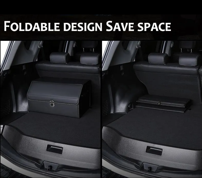 Δερμάτινη θήκη αποθήκευσης για το πορτμπαγκάζ του αυτοκινήτου