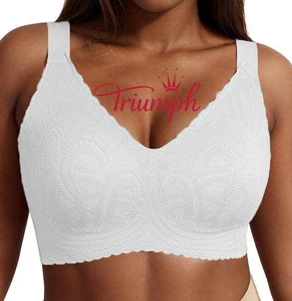 Triumph - 3 κομμάτια (75A-120F) 💝Σουτιέν push-up με κέντημα δαντέλας