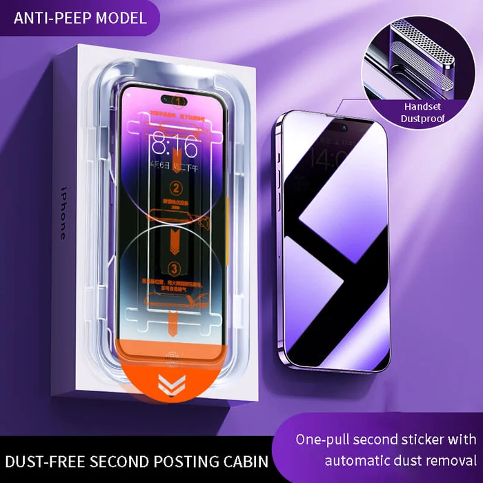 Kit de alinhamento automático protetor de tela compatível com iPhone