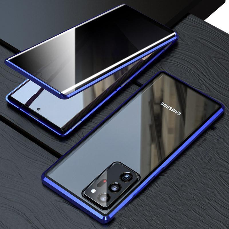 Μαγνητική θήκη τηλεφώνου Samsung διπλής όψης από σκληρυμένο γυαλί