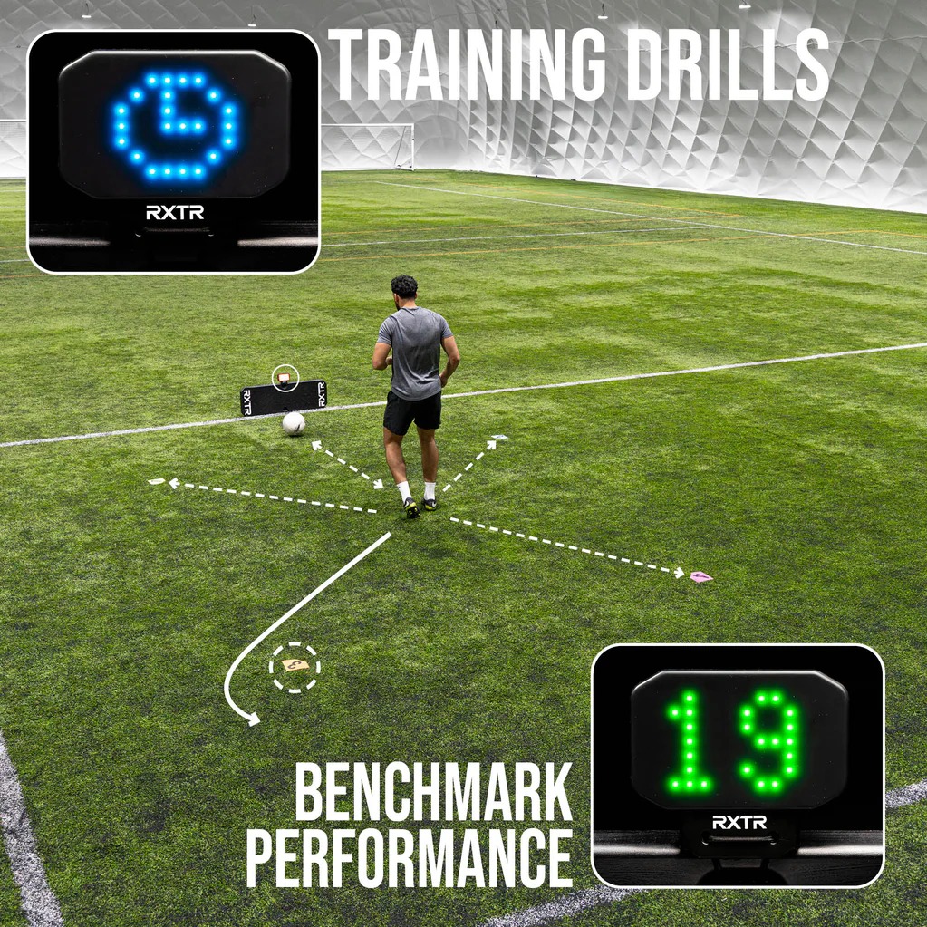 RXTR Pro Coach Ποδοσφαιρικός πίνακας ριμπάουντ και προπονητής φωτός
