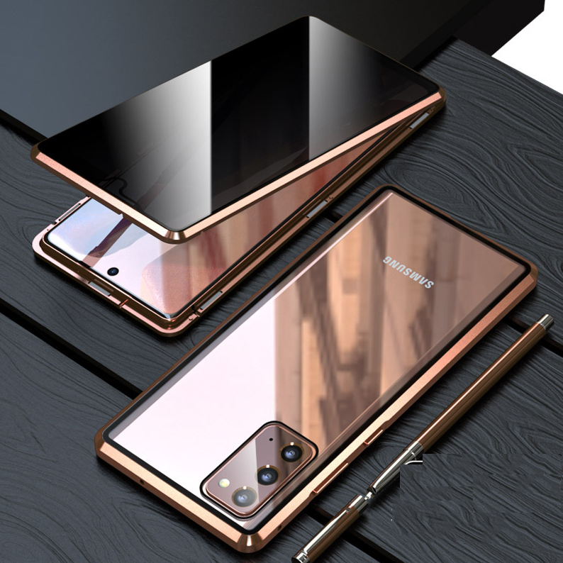 Μαγνητική θήκη τηλεφώνου Samsung διπλής όψης από σκληρυμένο γυαλί