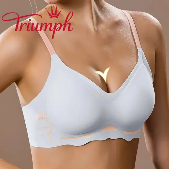 Triumph - 3 τεμάχια (75A-120H)💝Άνετο και απρόσκοπτο σουτιέν push-up