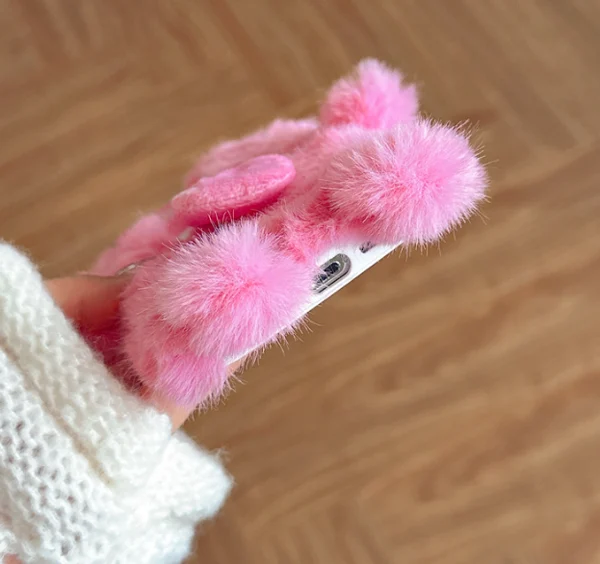 Νέα αστεία γλώσσα που βγάζει βελούδινη θήκη κινητού τηλεφώνου iPhone