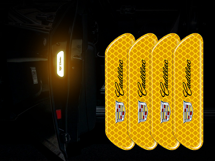 ✨Υψηλής ποιότητας ανακλαστικό προειδοποιητικό αυτοκόλλητο πόρτας αυτοκινήτου✨12 τμχ✨