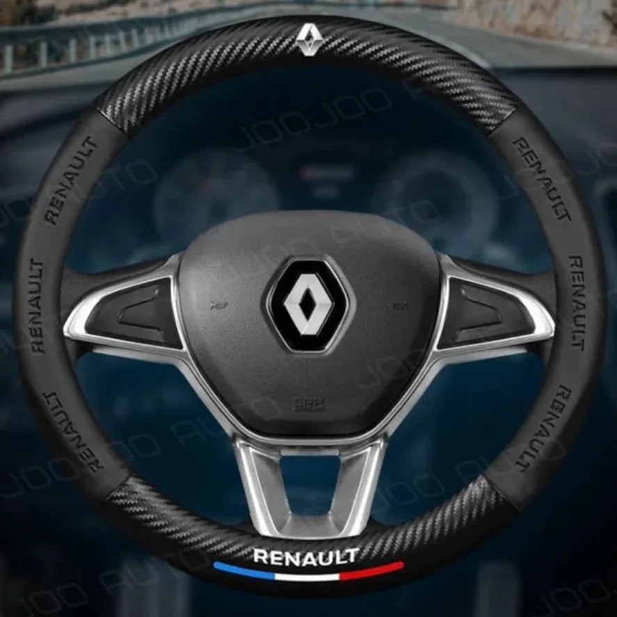 Κάλυμμα τιμονιού αυτοκινήτου από σουέτ από ανθρακονήματα