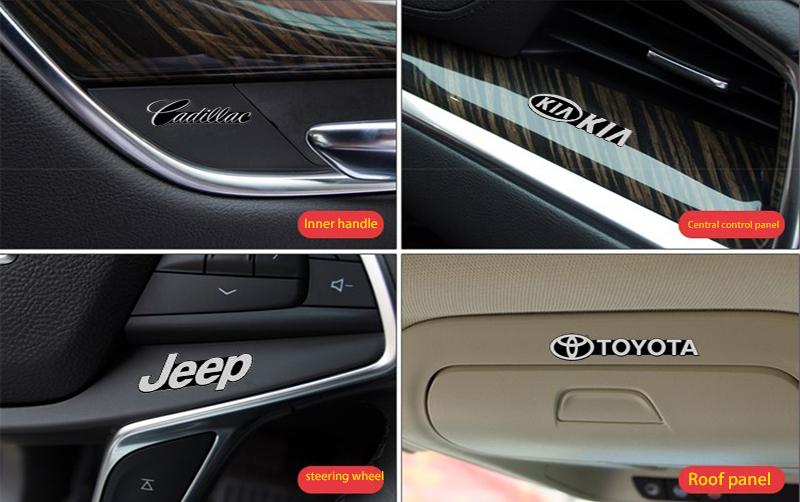 Αυτοκόλλητο διακόσμησης με δημιουργικό λογότυπο αυτοκινήτου 3D🎉10 τεμάχια🎉