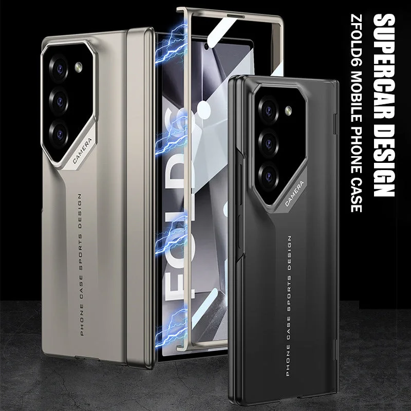 Κατάλληλο για ενσωματωμένη μαγνητική πτυσσόμενη θήκη τηλεφώνου Samsung Shell