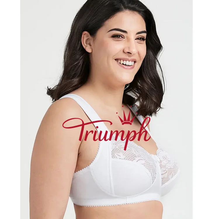 Triumph- 3 τεμαχίων💝Άνετο σουτιέν push-up από καθαρό βαμβάκι✨✨