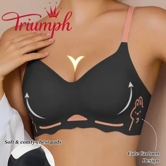 Triumph - 3 τεμάχια (75A-120H)💝Άνετο και απρόσκοπτο σουτιέν push-up