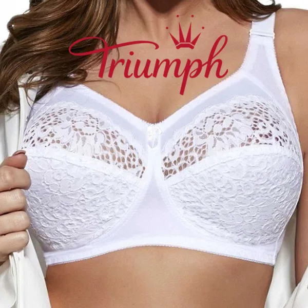 Triumph® –3 τεμάχια💖 50% έκπτωση✨2024 νέο μεγάλο γυναικείο κεντημένο μαλακό σουτιέν