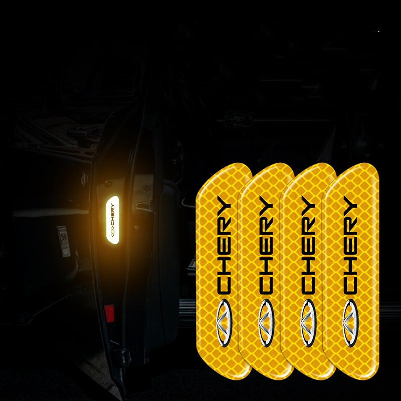 ✨Υψηλής ποιότητας ανακλαστικό προειδοποιητικό αυτοκόλλητο πόρτας αυτοκινήτου✨12 τμχ✨