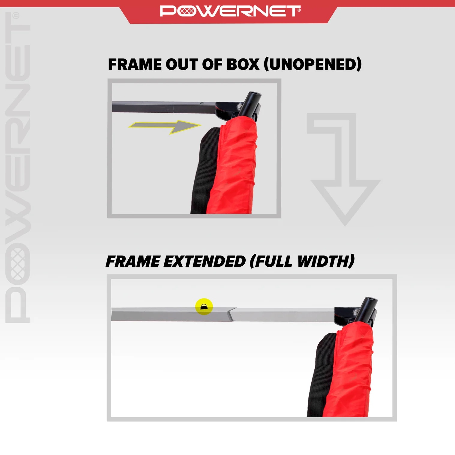 Oryginalna bramka piłkarska 12x6