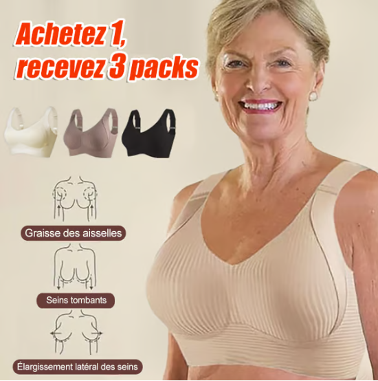 🎁   Αγοράστε 1, πάρτε 3 πακέτα 🔥   Soutien-gorge super gainant Soutien-gorge Soutien soupe sans armatures 👍   Fini les mellek tombants (Αγγλικά)