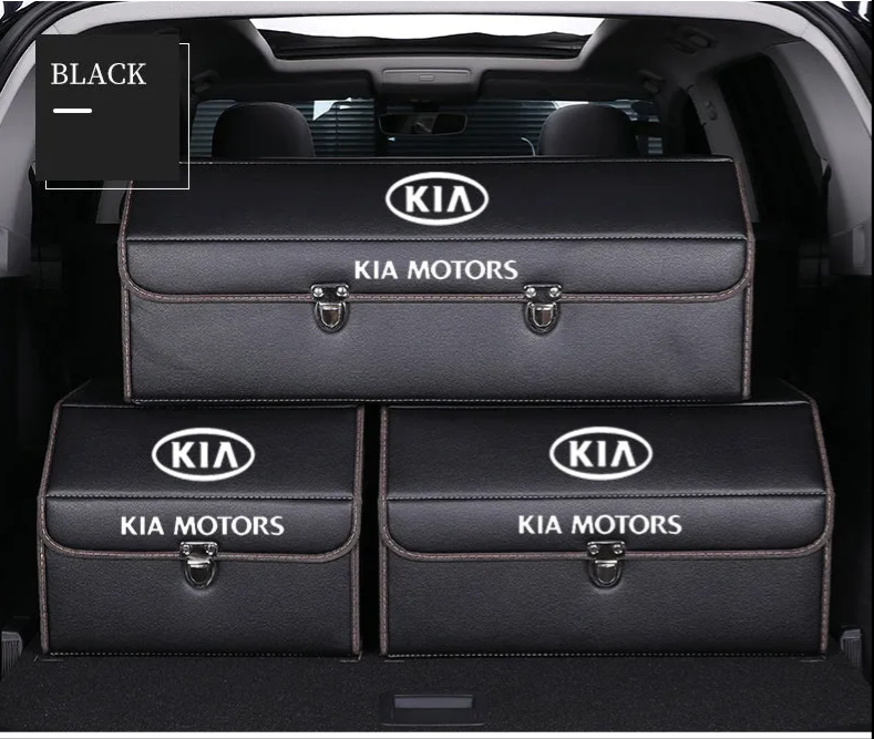 Δερμάτινη θήκη αποθήκευσης για το πορτμπαγκάζ του αυτοκινήτου