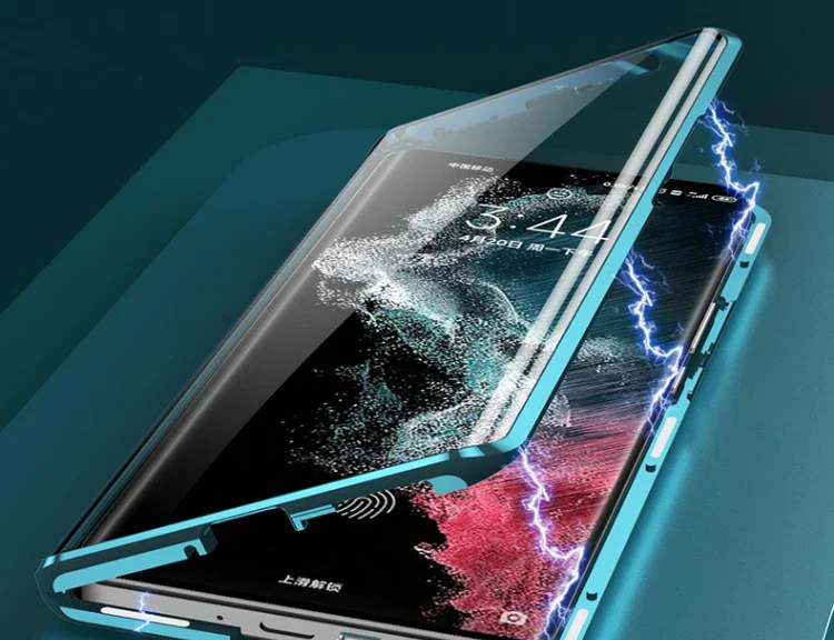 Σειρά Galaxy S - Μαγνητική δερμάτινη θήκη διπλής όψεως