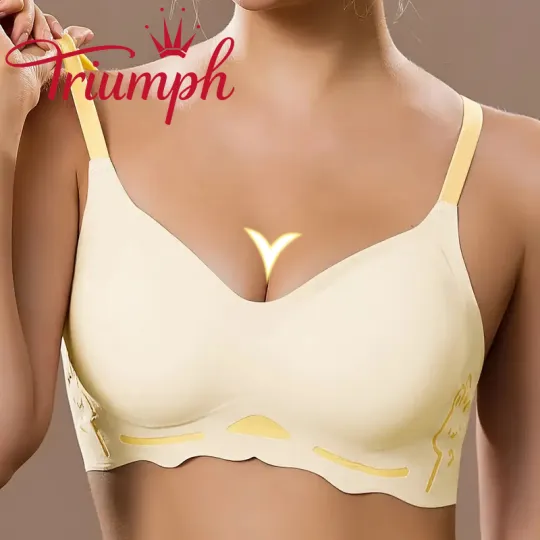 Triumph - 3 τεμάχια (75A-120H)💝Άνετο και απρόσκοπτο σουτιέν push-up