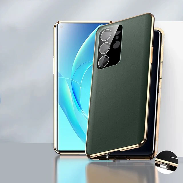 Σειρά Galaxy S - Μαγνητική δερμάτινη θήκη διπλής όψεως