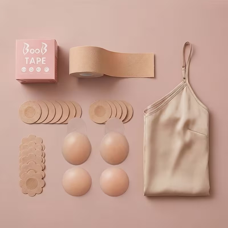 Σετ αόρατης ταινίας και στήριξης ανόρθωσης στήθους για γυναίκες