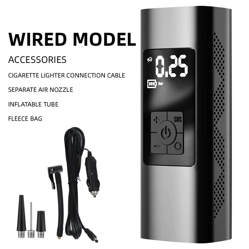 (2023 Νέο στυλ) Φορητή αντλία αέρα αυτοκινήτου