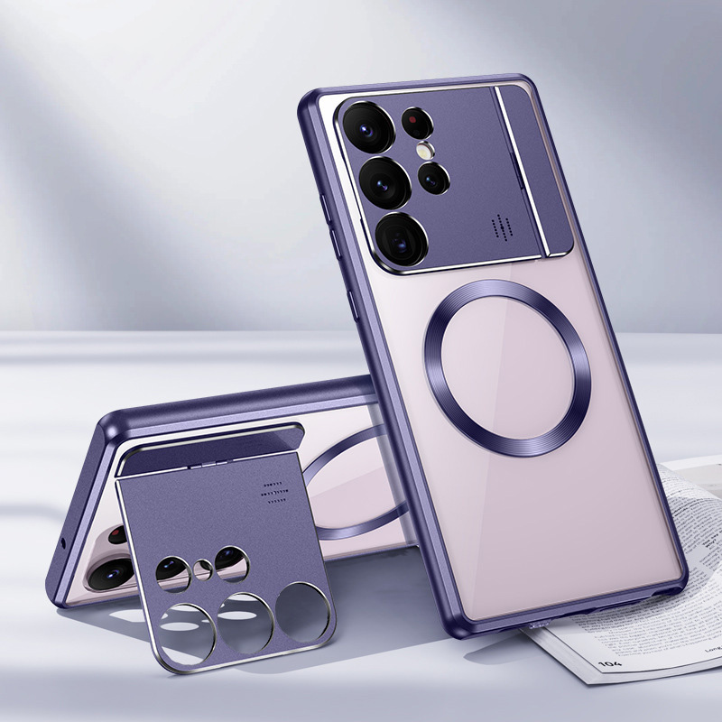 Vhodné pro magnetické skládací aromaterapeutické pouzdro na telefon Samsung S21/S22/S23/S24