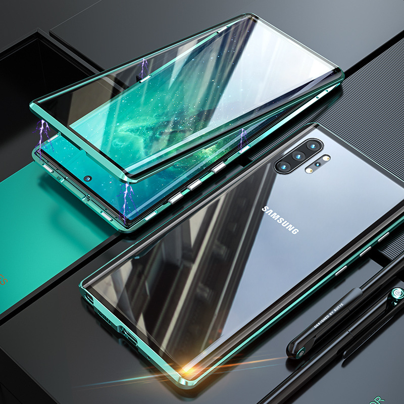 📱Navrženo v Německu - oboustranné magnetické skleněné pouzdro od Samsungu
