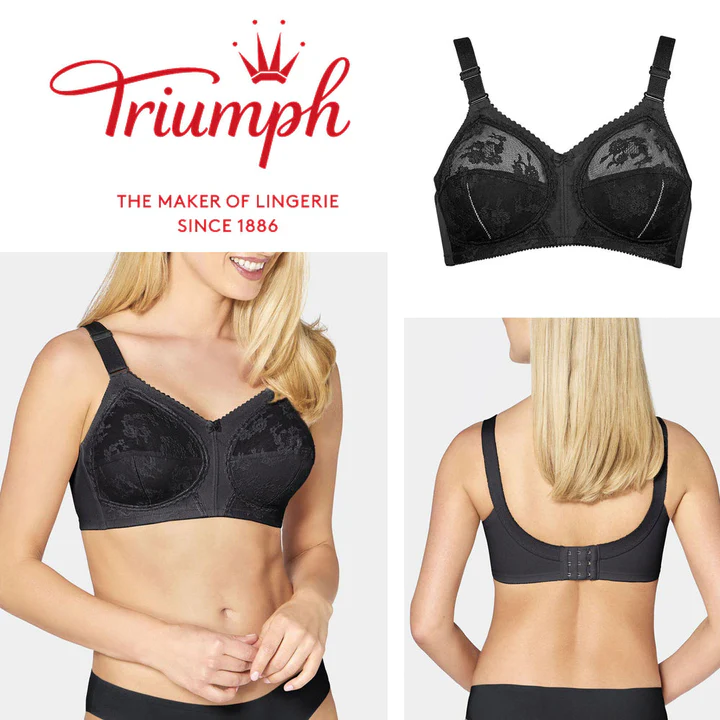 Triumph - (3 ks) Rovná push-up podprsenka s plným košíčkem