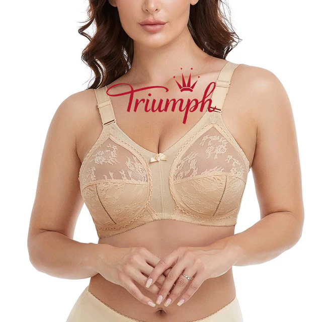 Triumph - (3 ks) Rovná push-up podprsenka s plným košíčkem
