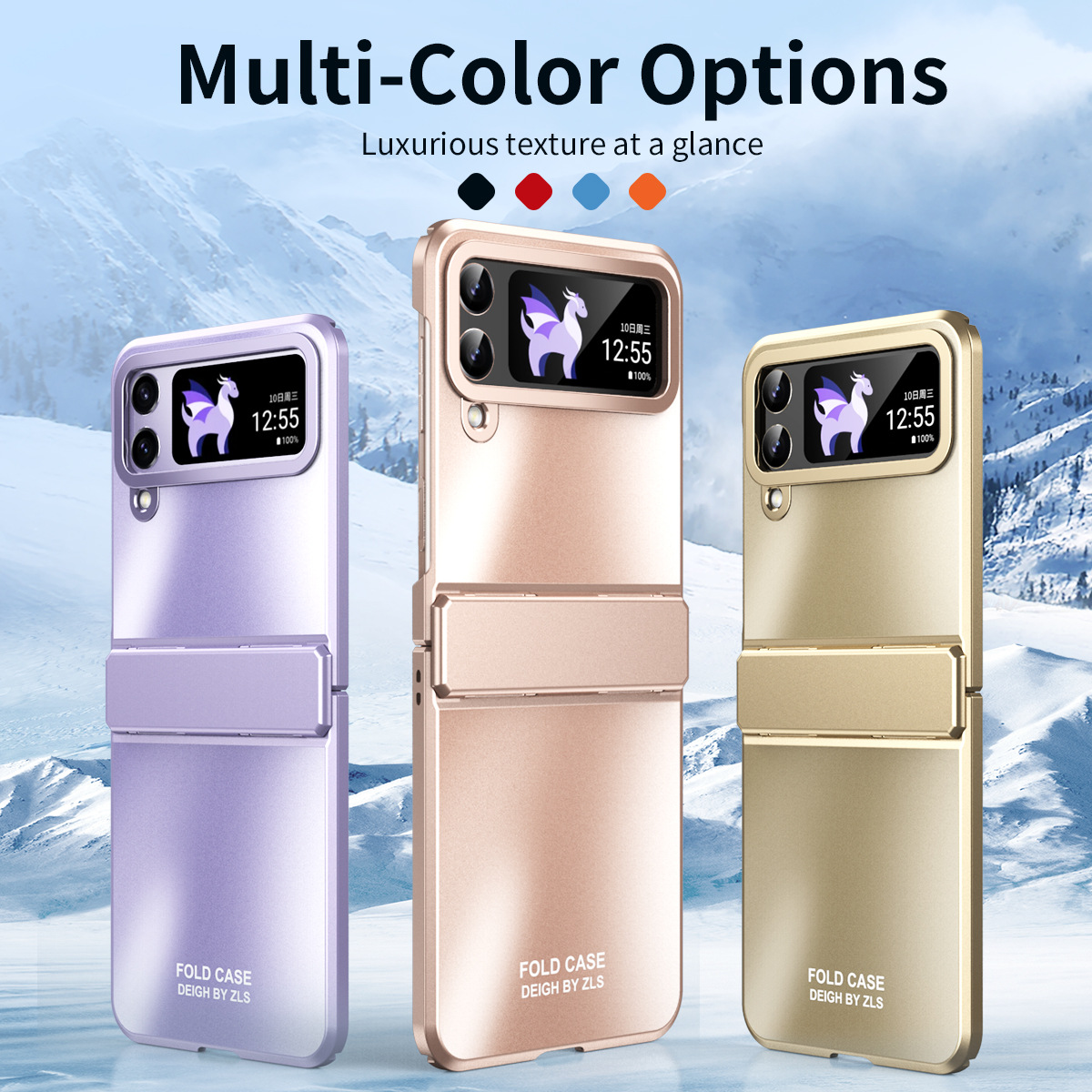Luxusní stylový kryt pro Samsung Z Flip 3/4/5