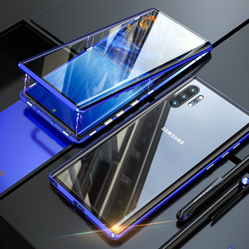 📱Navrženo v Německu - oboustranné magnetické skleněné pouzdro od Samsungu