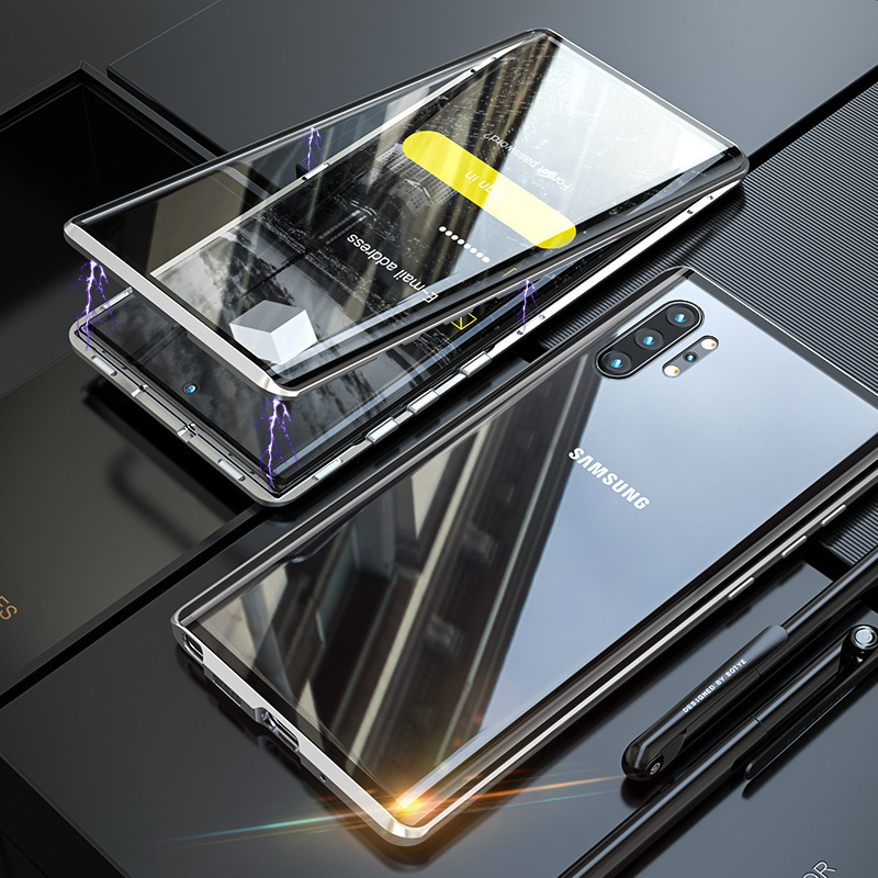 📱Navrženo v Německu - oboustranné magnetické skleněné pouzdro od Samsungu