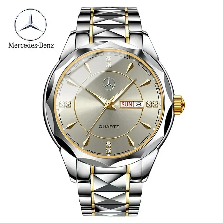 Ceas Mercedes-Benz 2025 Tungsten Carbon【Diverse ceasuri cu sigla auto】