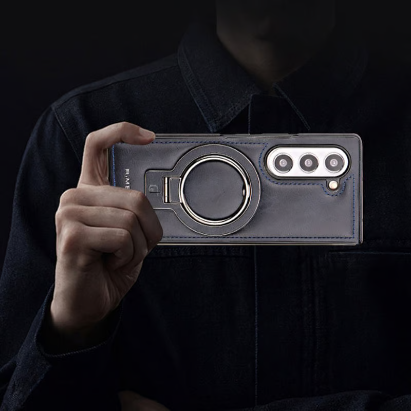 Seria Samsung Magsafe | Carcasa din piele magnetica cu suport