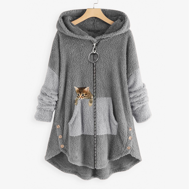 2023 toamna iarna pulover supradimensionat dama fleece