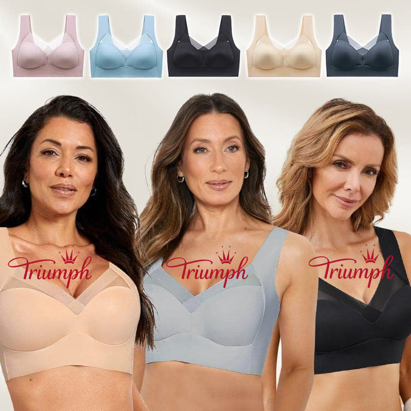 Triumph® -Sutiene sexy fără fir Push Up【3 buc】